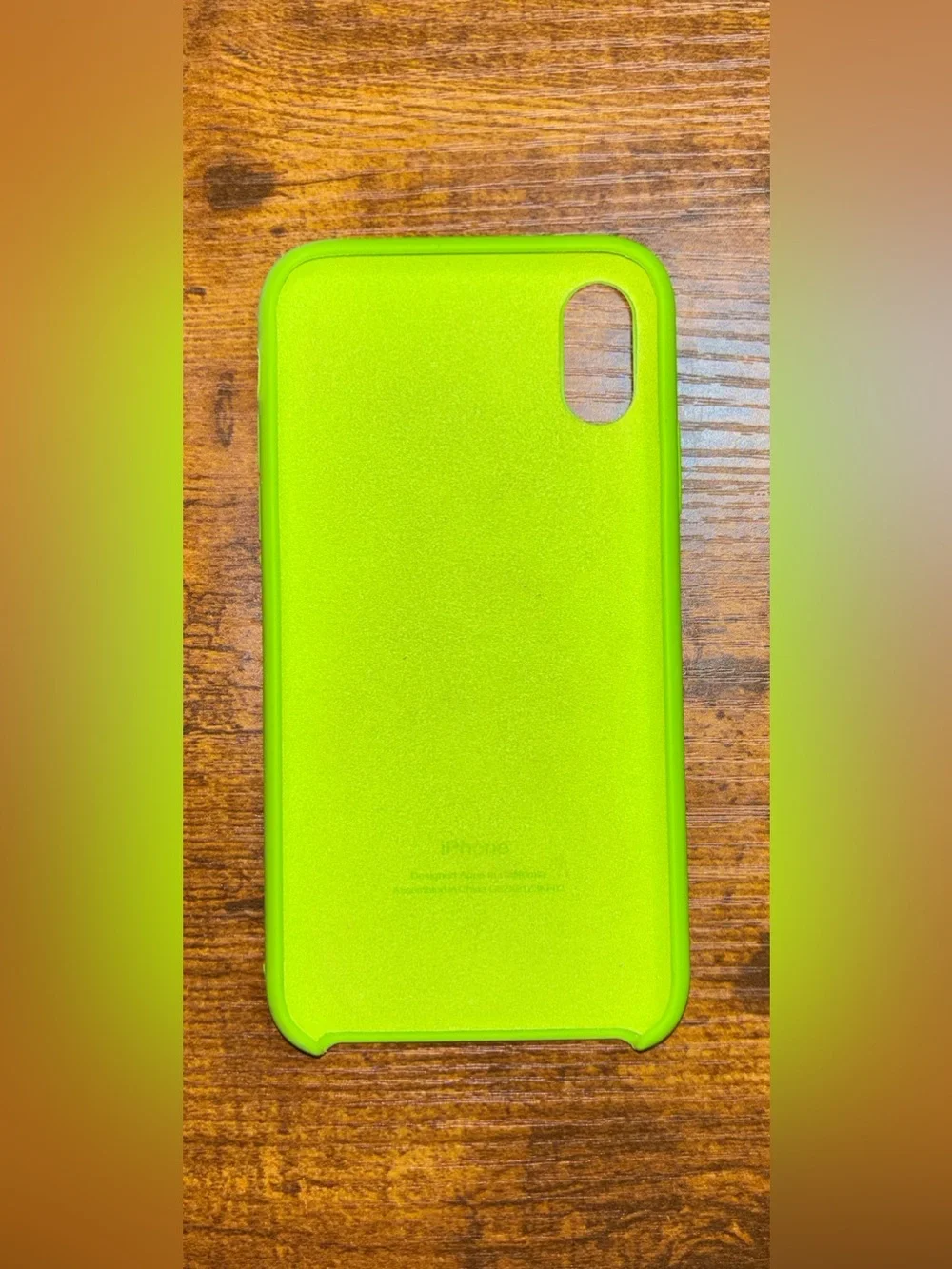 Neon Lime Silicone iPhone XR Phone  Case ✅🪀☘️🍏